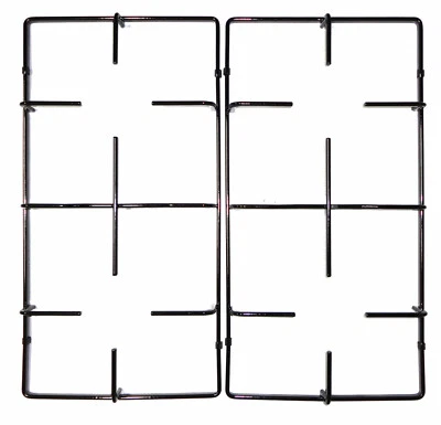 Kit 2 Griglie 455 x 235 mm. per Cucina Piano Cottura CANDY HOOVER 41034669 - Immagine 1 di 2