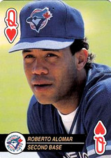 1994 U.S. Playing Cards Aces #12H Roberto Alomar Toronto Blue Jays HOF