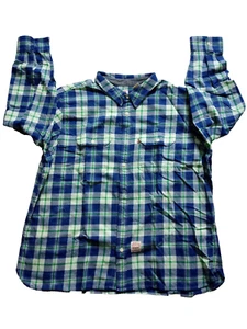 LEVI'S Men's Flannel Shirt Worker Relaxed Long Sleeve Plaid Multicolor ZISE XXL - Picture 1 of 8