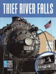 Thief River Falls Minnesota 2024 Reiseführer SOO Line Lokomotive Eisenbahn Depot - Bild 1 von 2