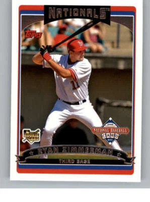 2006 Topps National Baseball Card Day Inserts #T3 Ryan Zimmerman (ref 144876) - Image 1 of 2