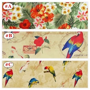 WINDHAM "RAINFOREST" TROPICAL FLORAL PARROTS FABRICS (MAKE SELECTIONS) - Picture 1 of 4