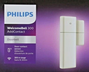 Philips WelcomeBell 300 AddContact Doorbell Türkontaktschalter Öffnungsmelder - Bild 1 von 2