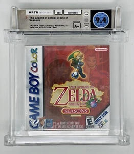 THE LEGEND OF ZELDA: ORACLE OF SEASONS WATA 9.4 A+ FACTORY SEALED   GBC 2001 - Picture 1 of 11