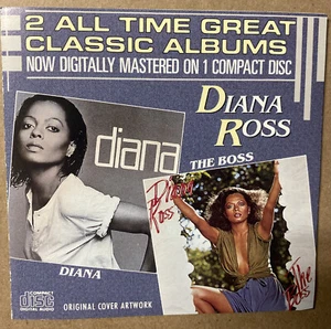 DIANA ROSS - Diana / Boss - CD - Original Issue 2 Albums On 1 CD. NM Condition - Picture 1 of 1