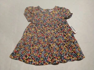 NWT Old Navy Floral Tiered Short Sleeve Dress 6-12 Months Baby Girl - Picture 1 of 1