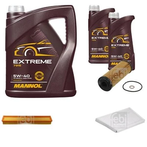 FEBI Inspektionspaket 7L MANNOL Extreme 5W-40 für Mercedes-Benz C-Klasse - Bild 1 von 6