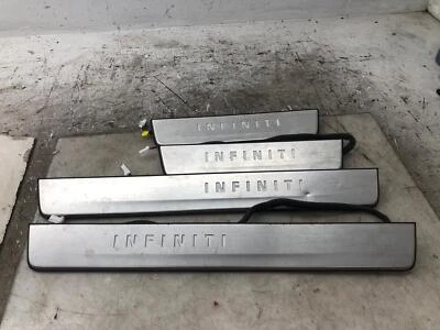 2019-2020 INFINITI QX80 FRONT & REAR ILLUMINATED SILL SCUFF PLATE PANEL SET 4 Foto 1 de 4