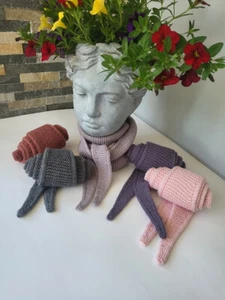 Kleine Halstücher, Dreieckstücher, Schal, gestrickt, 100 % Merino - Bild 1 von 24