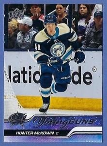 2023-24 Upper Deck Series 1 Young Guns HUNTER MCKOWN #231 Blue Jackets RC!!!!