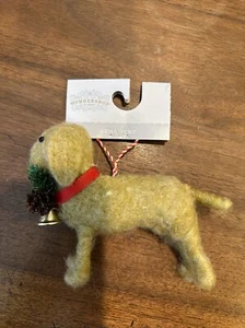 Wondershop Target Yellow Lab Felt Wool Christmas Dog Ornament 2022 NWT - Picture 1 of 4