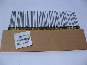 Qty 50 510K ohmios 5% resistencia de composición de carbono poste apilador 1/4 vatio nuevo de lote antiguo - Imagen 1 de 2