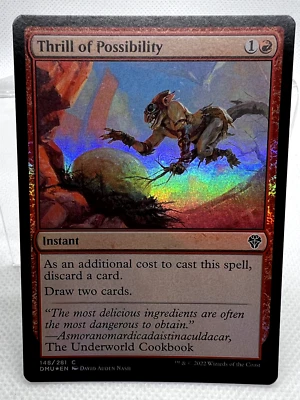 MTG Magic The Gathering Dominaria United Thrill of Possibility Common Foil LP A2 - Image 1 of 2