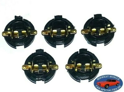 Dash 5/8" Instrument Gauge Cluster Idiot Light Bulb Socket Fits Chrysler 5pcs A - Image 1 of 4