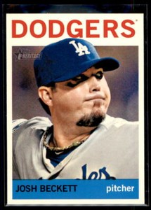 2013 Topps Heritage  Josh Beckett  #120 Los Angeles Dodgers