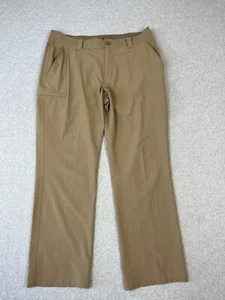 Columbia Hiking Pants Mens 34x30 Tan Omni Shield Advance Repellency Stretch - Picture 1 of 12
