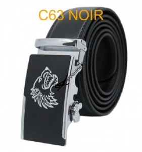 CEINTURE CUIR AUTOMATIQUE 35 BOUCLE LOUP - Bild 1 von 4