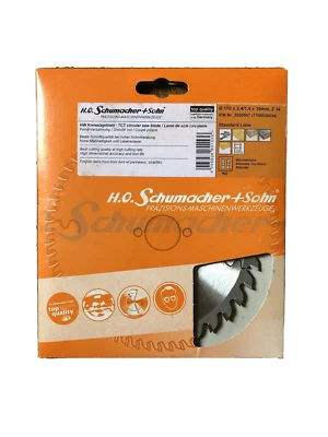 H.O.SCHUMACHER+SOHN Schumacher HW Kreissägeblatt 170x30mm Z34 #1708030034