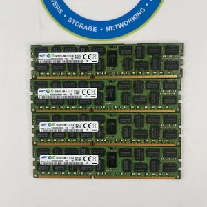 Lot of 4 - Samsung 16GB 2Rx4 PC3L-12800R M393B2G70DB0-YK0 Server RAM - Picture 1 of 2