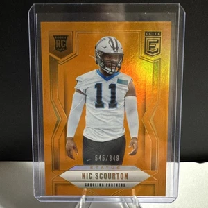 2025 Donruss Elite #139 Nic Scourton RC Orange /849 Mint - Picture 1 of 2