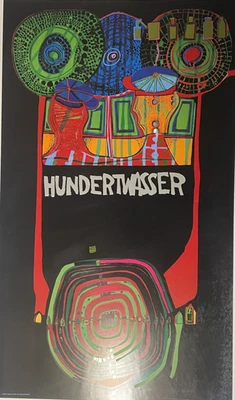 Friedensreich Hundertwasser, 1985. [Plakat / poster]. - Bild 1 von 4