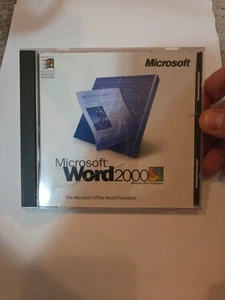Microsoft Word 2000 CD-ROM für PC in Hülle mit Product Key Software Anwendung - Bild 1 von 4