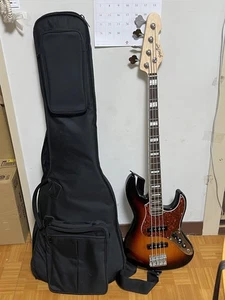 Grass Roots Jazz Bass Sunburst Electric Bass Guitar W/Gig Bag Used Product - Picture 1 of 13