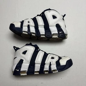 Authentische Nike Air Uptempo 2016 Olympia USA weiß marineblau Turnschuhe Größe: 10 - Bild 1 von 8