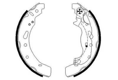 TEXTAR Bremsbackensatz Hinterachse u.a. für MAZDA, MAZDA (CHANGAN) - Bild 1 von 2