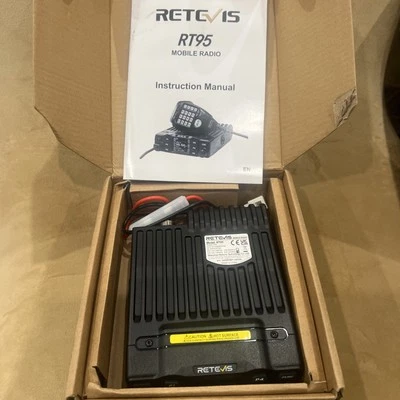 CAJA ABIERTA 1 Retevis RT95 Walkie Talkie Móvil Coche Radioaficionado Doble Banda UHF430-440 Foto 1 de 4