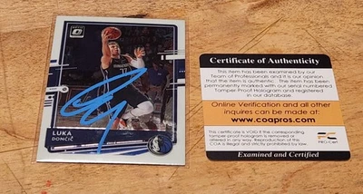 2020-21 Donruss Optic Luka Doncic #86 达拉斯小牛队亲笔签名  — 第 1/4 张图片