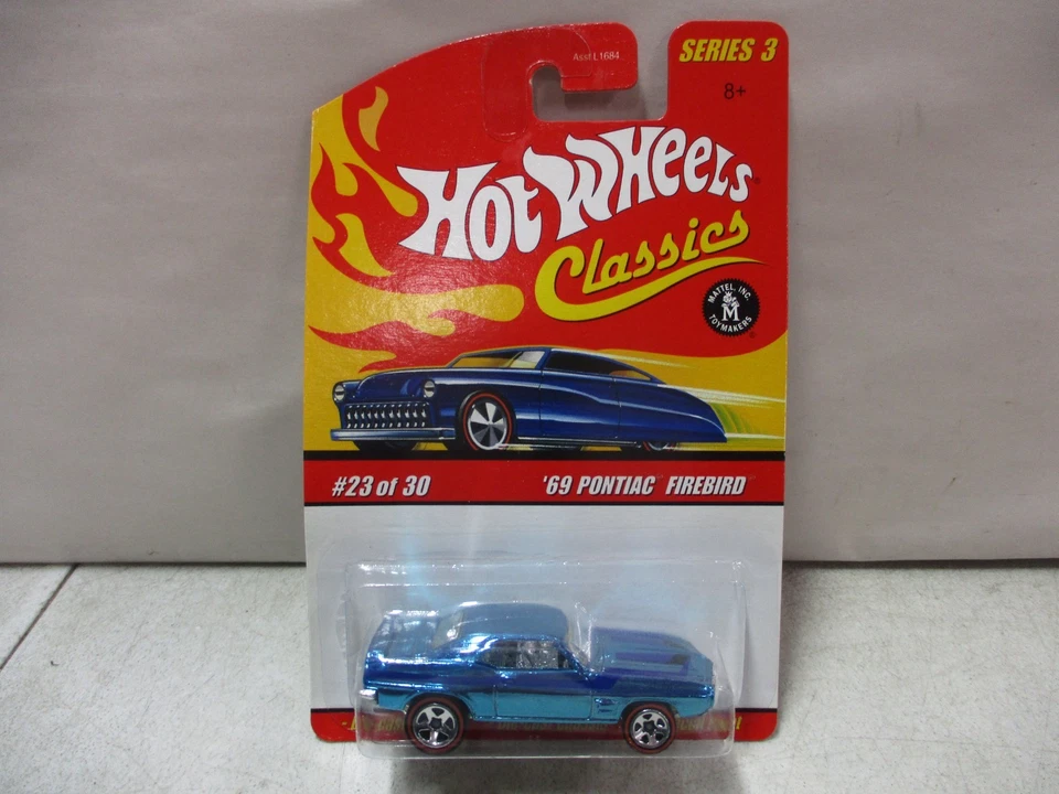 Hot Wheels Classics 1969 Pontiac Firebird #23 Blue