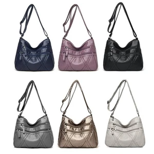 Large Capacity Messenger Bags Multi-pocket Middle-aged Mother's Bag - Picture 1 of 20