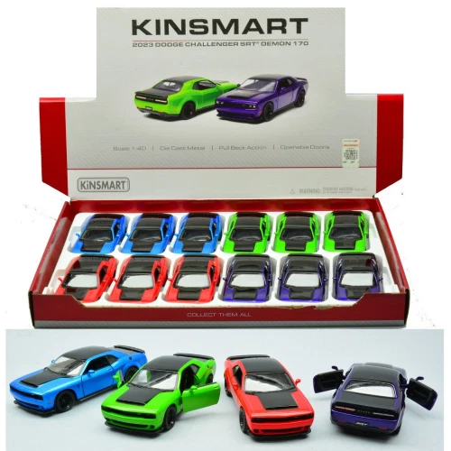 DODGE CHALLENGER cm 12 (1 MODELLINO) Kinsmart Modellismo Giocattolo Modellino Nu - Immagine 1 di 1