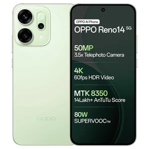 OPPO Reno 14 5G (Mint Green 256GB 8GB RAM) "NO TARIFFS IN USA" - Picture 1 of 12