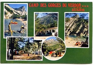 CP 04 ALPES-DE-HAUTE-PROVENCE - Camp de Gorges du Verdon - Multivues - Picture 1 of 1