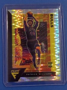 PATRICK WILLIAMS 2020-21 PANINI FLUX RC SILVER PULSAR PRIZM #209 ROOKIE BULLS