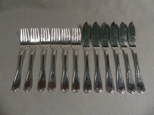 WMF Hotel Fischbesteck für 6 Personen 12 Teile versilbert - Bild 1 von 5
