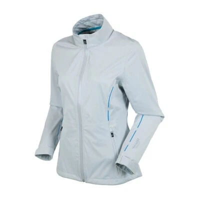 Sunice - Women's Onassis Zephal Jacket, Oyster Emboss/Jewel Blue, M - Image 1 of 2