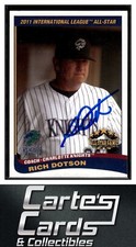 Richard Dotson 2011  Choice International League #03 TTM/IP Signed Autographed