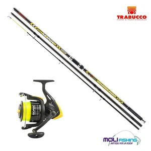 COMBO KIT SURFCASTING TRABUCCO SONIC XT SURF 420 - 200 GR + SONIC XS 8000 + FILO - Photo 1/4
