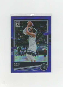 2020-21 Donruss Optic Purple Prizm Ricky Rubio #138 Minnesota Timberwolves - Picture 1 of 2