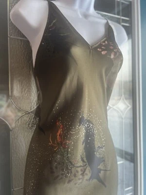 Vestido de seda alto hippie Foto 1 de 4