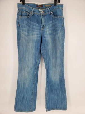 Jordache Jeans Womens Size 14 Boot Cut Blue Denim - Image 1 of 4