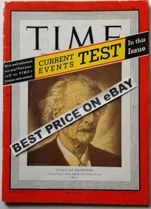 Time Magazine, February 27, 1939              Loaded with great articles and ads - Picture 1 of 7