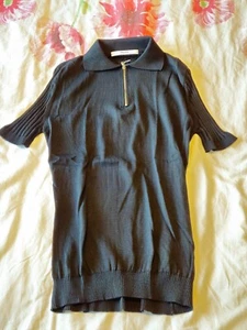 NEW - TAKESHY KUROSAWA Maglia Uomo NERO 83215 - Foto 1 di 8