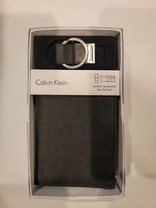 Calvin Klein Leather Passcasr Key Fab Set - Picture 1 of 1
