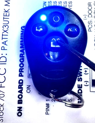Falcon keyless remote entry controller car starter responder phob PATTX3UTEK OEM - Image 1 of 4