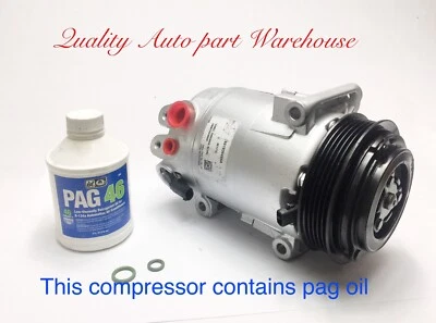 2013-2016 Dodge Dart 1.4L Turbo REMAN A/C COMPRESSOR W/1 YEAR WARRANTY - Image 1 of 3