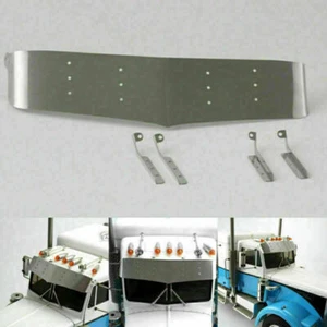 For Tamiya RC 1/14 King Hauler Tractors Part LESU Aluminum Metal Sun Visor Plate - Picture 1 of 6